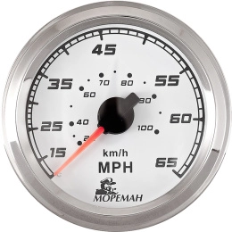 Спидометр под трубку Пито 0-65 узлов белый (10252263)